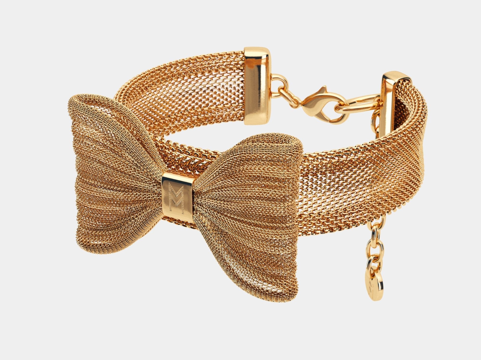 MEOMARI BANDETTINI GOLD TONE DOG COLLAR - Meomari